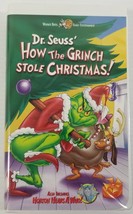 M) Dr. Seuss&#39; How the Grinch Stole Christmas (VHS, 2000, Clam Shell) - £4.63 GBP