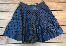 NWT $129 Club Monaco Women’s Faux Leather Eyelet Mini Skirt Size 0 In Navy E1 - £38.15 GBP