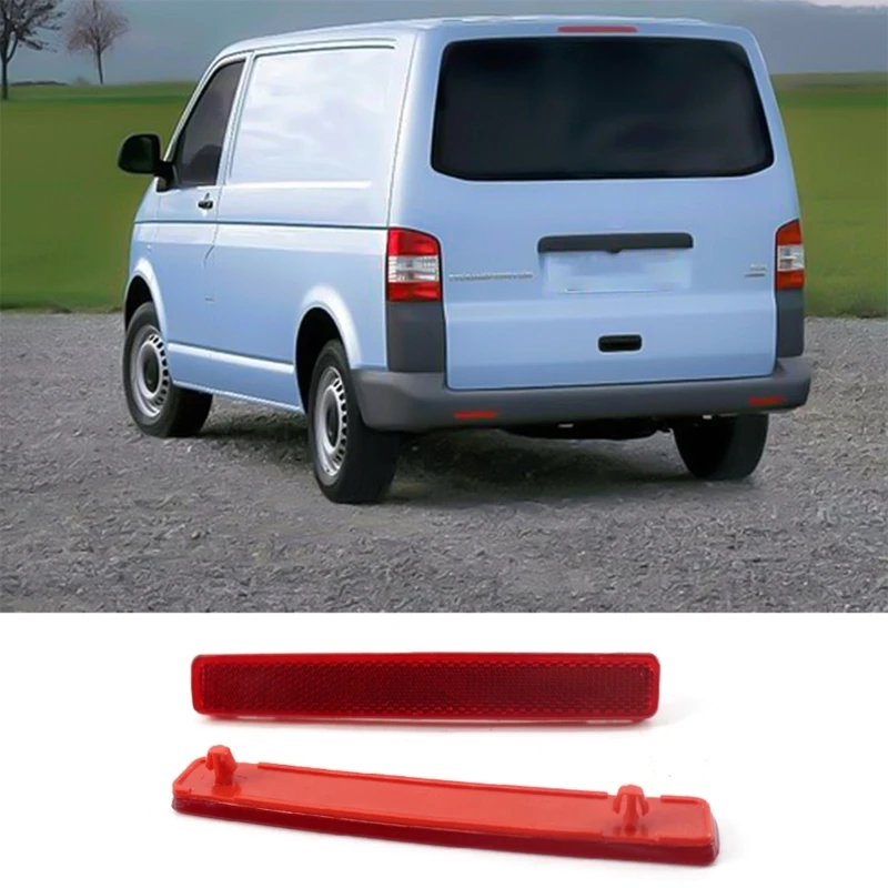 Rear bumper reflector red lens car accessories for transporter t5 2004 2011 j60f thumb200