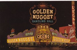 Golden Nugget Casino Las Vegas Nevada NV Postcard C29 - £2.39 GBP