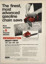 1977 Print Ad Remington Mighty-Mite Yard Master Chain Saws Desa Park Forest,IL - £13.65 GBP