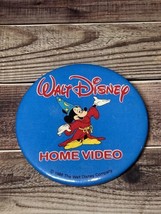 1986 Walt Disney Home Video Mickey Mouse 3&quot; Pinback Button - £10.97 GBP
