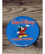 1986 Walt Disney Home Video Mickey Mouse 3&quot; Pinback Button - £11.01 GBP
