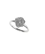Piaget Rose Ring in 18 K  White Gold Size 7 - $4,000.00