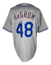 Jacob deGrom New York Signed Gray Baseball Jersey JSA - £183.12 GBP