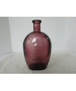 Vintage Wheaton Glass House Amethyst Glass Bottle Father of our Country  8&quot; - $17.52 CAD