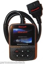 Renault Dacia OBD2 Diagnostic Scanner Tool Erase Fault Codes - I Carsoft i907 - £119.03 GBP