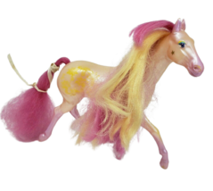 VINTAGE 1987 KENNER FASHION STAR FILLIES DARCI HORSE / PONY PINK YELLOW TOY - £37.16 GBP