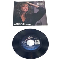 Carly Simon Tired of Being Blonde 1985 Original PICTURE SLEEVE 45rpm - £8.41 GBP