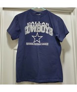 Vintage Lee Sport Dallas Cowboys National Football League Men&#39;s Blue Shi... - $385.14 MXN