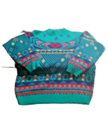 Christmas ugly Sweater Aztec Made In U.S.A. G.A.S. The Great American Sw... - $16.30 CAD