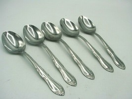 Simeon L George H Rogers Co. Oneida Flatware Homestead Set 5 Tablespoons Silver - £10.88 GBP