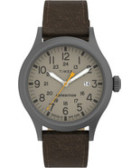 Timex Men&#39;s Leather Strap Quartz Watch Expedition Sport Style Large Size - $2,411.34 MXN