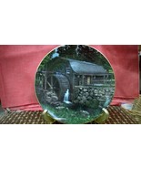Knowles Old Mill Stream Collection &quot;NEW LONDON GRIST MILL&quot; PLATE 1990 - £11.88 GBP