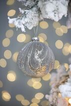 D3.9&quot; Glass Christmas Ball Ornaments - Set of 6 Decorative Tree Decor - $58.99
