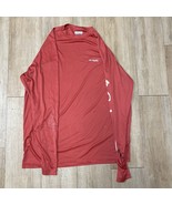 COLUMBIA Mens Omni-Shade Graphic Top Long Sleeve RED Polyester PFG XL TG - $371.66 MXN