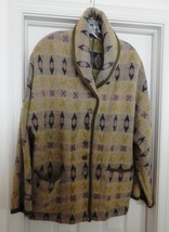 NEWMAN New Man Women&#39;s Wool Mohair Blend Jacket Coat Tribal Blanket 42 XL - £54.23 GBP