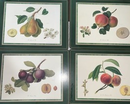 Pimpernel William Hooker Fruits Horticultural Society Placemats 15.75&quot; - £40.62 GBP