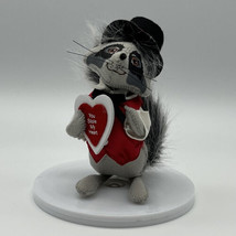 Valentines Raccoon You Stole My Heart Bandit Annalee 2010 75th Anniversary Doll - £43.15 GBP