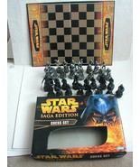Parker Brothers 2004 Star Wars Saga Edition Chess Set #42453 Complete - £30.37 GBP