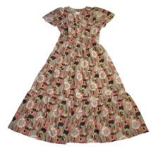 NWT Anthropologie Maeve Somerset Maxi in Botanic Garden Tiered Cotton Dress XL - £134.04 GBP