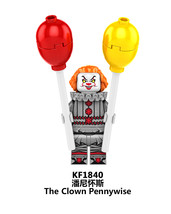 Halloween Horror Series The Clown Pennywise KF1840 Building Minifigure Toys - £2.71 GBP