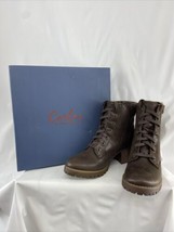 Carlos by Carlos Santana Women&#39;s Glinda Ankle Boots Brown Size 9.5 Fabri... - $56.99