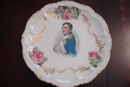 MOSCHENDORF PORCELAIN (Germany) Napoleon Plate, 7 1/2&quot; diam, ca 1904-1938[#64] - £56.26 GBP