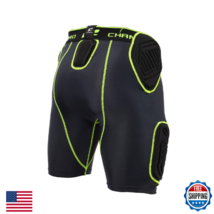 CHAMPRO Youth &amp; Adult Football 5-Pad Girdle Bull Rush - Black, X-Large US - $37.68