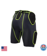 CHAMPRO Youth &amp; Adult Football 5-Pad Girdle Bull Rush - Black, X-Large US - $37.68