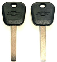 KEY CUT SERVICE 2  + Chevrolet B119 2010-2019 46e chip Transponder Key - $46.74
