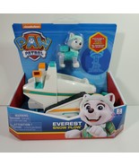 Paw Patrol Everest Rescue Snowmobile Snow Plow Toy Vehicle Removable Fig... - £15.61 GBP