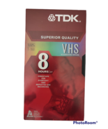 6-Pack TDK Superior Quality T-160 8 Hours Blank VHS Video Tapes, New Unused - £25.63 GBP