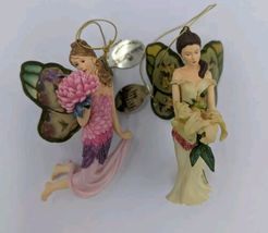 Lena Liu's Hummingbird Garden Angel Fairy Figures Ornaments Ornament Set of 2 #3 image 3