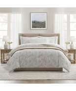 Floral 11-Piece Comforter Set with Sheets, Taupe, Queen - $69.06
