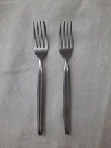 2 Salad Forks ~ Vintage International Stainless Flatware - INS402  - £7.00 GBP