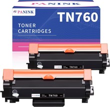 Compatible TN760 Toner Cartridge Black High Yield Replacement for Brothe... - $47.94