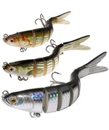 Swimbait Señuelo Segmento Biónico Hundimiento Lento Natación Pesca Lubin... - $16.81+