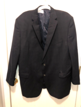 Lauren Ralph Lauren Mens 48L Wool Blazer Sport Coat Subtle Plaid Print - $22.76