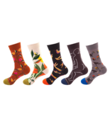 Anysox 5 Pairs One Size 5-11 Mixed Color Set Christmas Socks Animals Design - $29.90