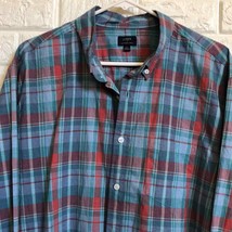 J Crew heathered cotton long sleeve button down shirt XL - £24.81 GBP