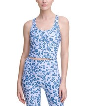 Calvin Klein Womens Performance Printed Racerback Cropped Tank Top  X-Small - $57.57