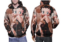 Betty Boop   Mens Graphic Pullover Hooded Hoodie - £27.94 GBP+