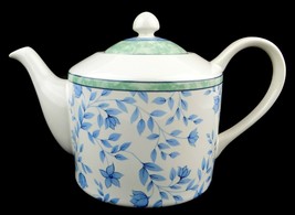Johnson Brothers Blue Savanna Teapot Lid 1996 blue floral 4 cup - £31.64 GBP
