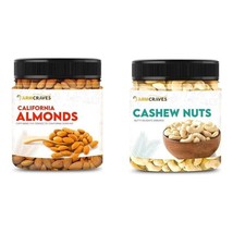 Dry Fruits Combo Pack Whole Almonds Cashews Healthy Premium Snack - £12.63 GBP+