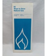 Vintage 1977 65 Ways To Save Natural Gas Brochure - $13.74 CAD
