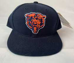 Vintage Chicago Bears Hat Sports Specialties Plain Logo NFL Fitted 6 7/8 NWT 90s - £23.91 GBP