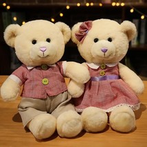 Sweet Animal Teddy Bear Rabbit Plush Toys Lovely Couple Bear Stuffed Soft Animal - £27.81 GBP