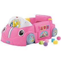 Fisher-Price Laugh &amp; Learn Crawl Around Car, Pink Interactive Play Center With S - £93.37 GBP