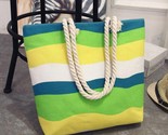 Emale single cotton shopping bags large capacity women canvas beach handbag casual thumb155 crop